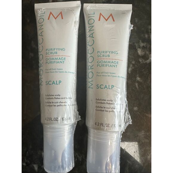 Moroccanoil Scalp Purifying Scrub 4.2 oz set of two - Picture 2 of 5
